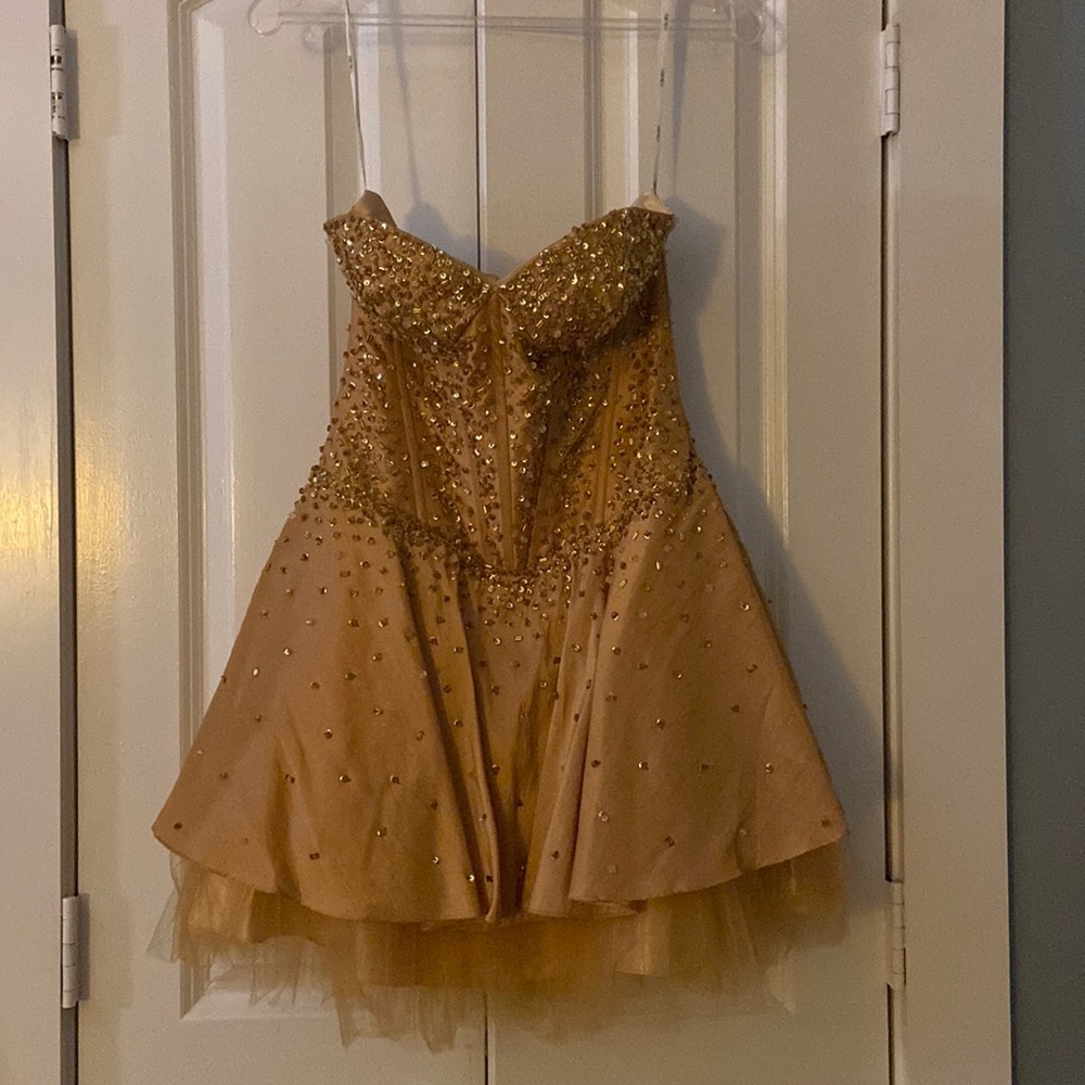 Gold Formal Dress
